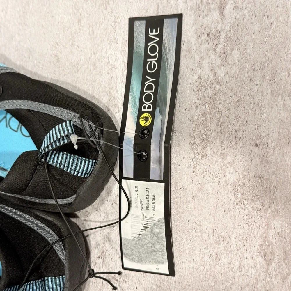 Body Glove Namaste Water Shoes for Women Black/Gulf Stream Size 10 Beach NWT